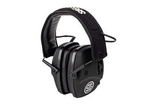 Sig Sauer AXIL TRACKR BLU Electronic Bluetooth Ear Muffs feature an adjustable volume